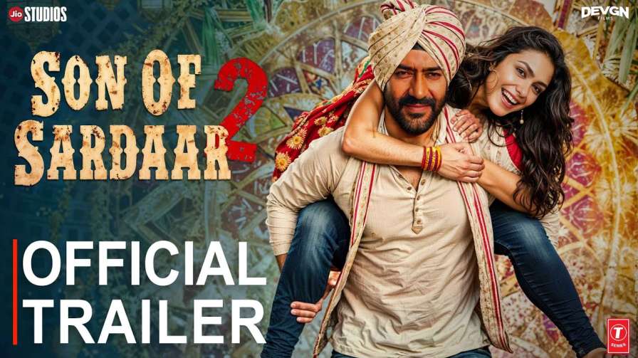 13 साल बाद फिर लौटे जस्सी पाजी, 'Son of Sardaar 2' में दिखेगा डबल एक्शन और कॉमेडी! 1 Son of sardar 2 trailer